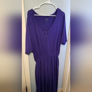 Purple Midi dress